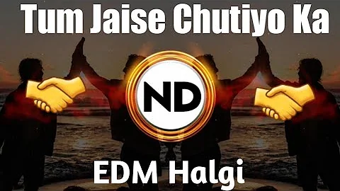 🎧Tum Jaise Chutiyo Ka sahara Hai Dosto🤝 (EDM Halgi Mix) DJ Nikhil  Nd 🎧