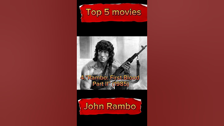 John Rambo top 5 movies #shorts