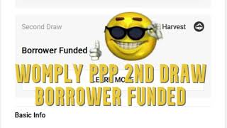👍🏿Womply PPP Second Draw Borrower Funded SBA Approved Paycheck Protection Program Gross Income Loan