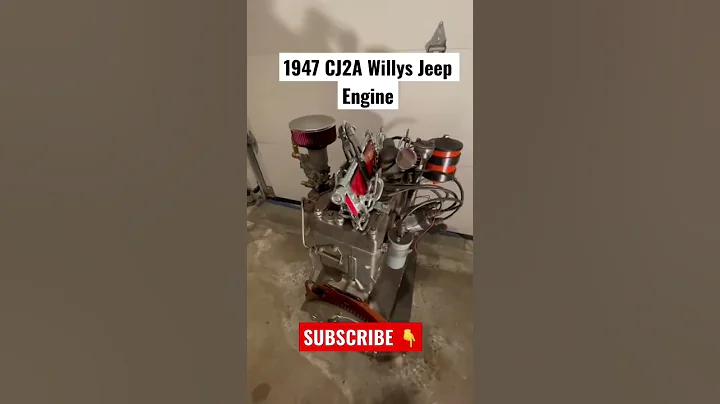 1947 CJ2A Willys Jeep Four Cylinder Go Devil Engine | Vintage Vehicle Restoration Project