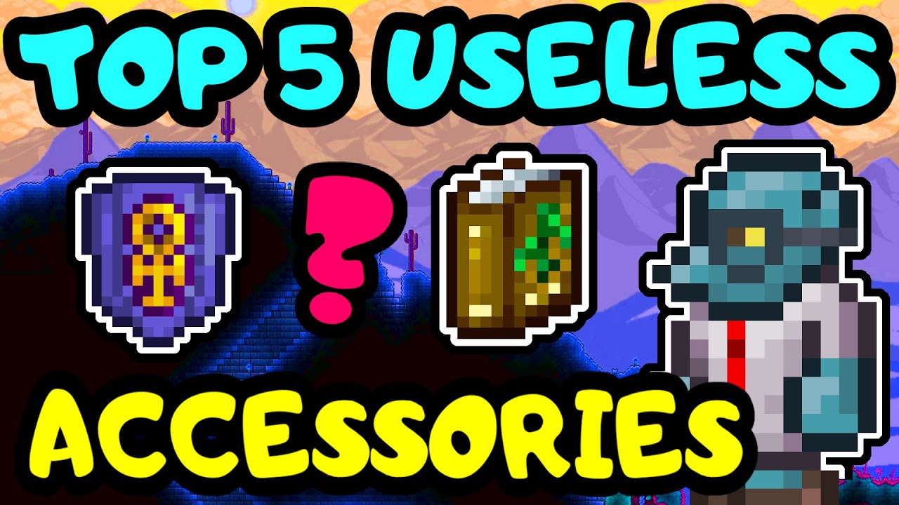 TOP USELESS ACCESSORIES TERRARIA 1.4! Terraria 1.4 Journey's End Worst Accessory - YouTube