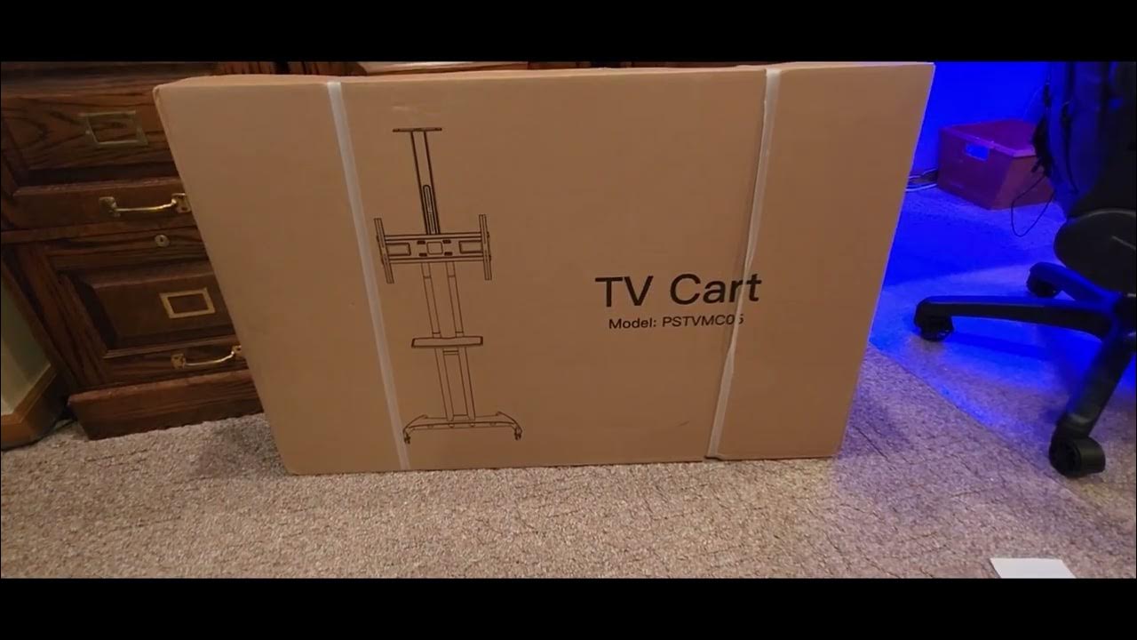 Perlesmith 4K Flat Screens TV Carts ( EPISODE 4241) Amazon Unboxing