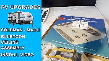 Coleman Mach AC Bluetooth RV Install - AC Upgrade