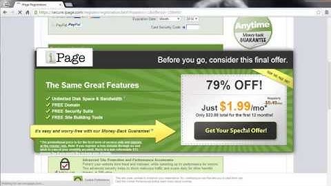 start a blog with ipage