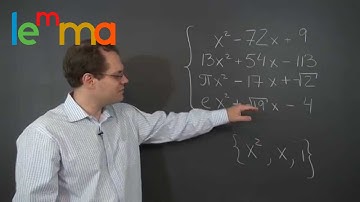 Linear Algebra 7d: Relationship among Four Quadratic Polynomials