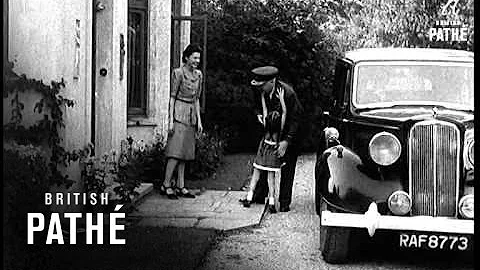 'bomber' Harris Leaving RAF (1945)