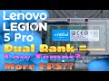 Lenovo Legion 5 Pro RAM Install | Dual Rank Vs. Single Rank