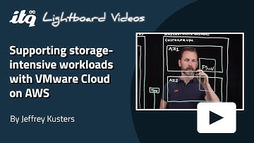 Supporting storage-intensive workloads with VMware Cloud on AWS | Lightboard with Jeffrey Kusters