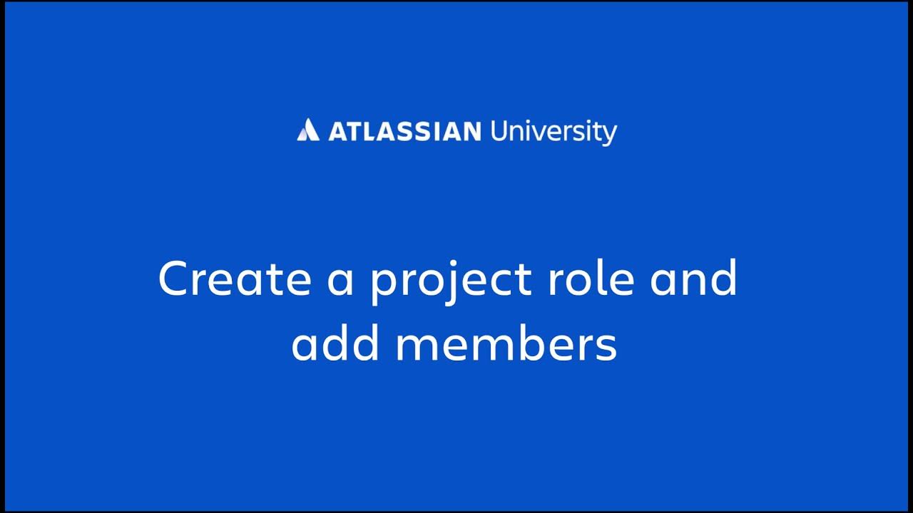 How to create a project roles in a permission scheme in a Jira Cloud