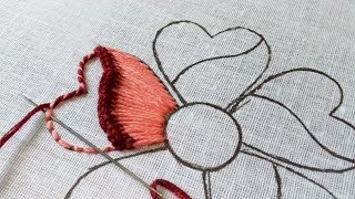 Modern flower embroidery design/hand embroidery