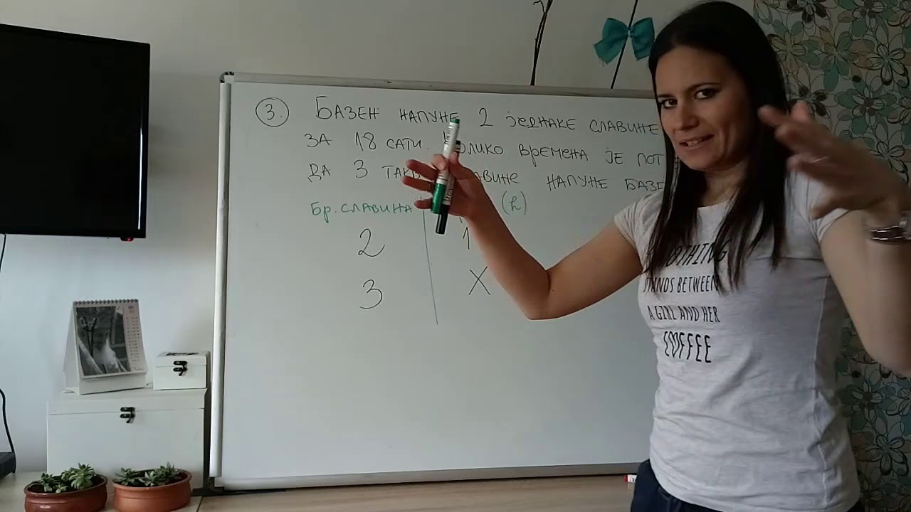Директна и обрнута пропорционалност (Примена)- Вежбање