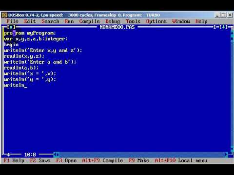 Turbo Pascal Programming #05 - YouTube