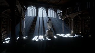 Old Library Environment Design - Misty Night