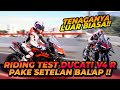 Alshad nyobain ducati v4 r dijalan raya pake baju balap  ga nyangka tenaga motornya sebesar ini 