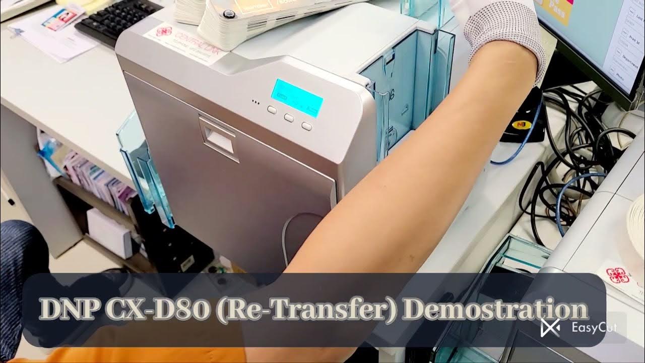 DNP CXD80 & Cardpresso XS Version Demostration. CardPrinting DNP 