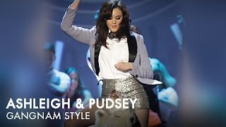 Ashleigh and Pudsey do Gangnam Style at the 2013 NTAs