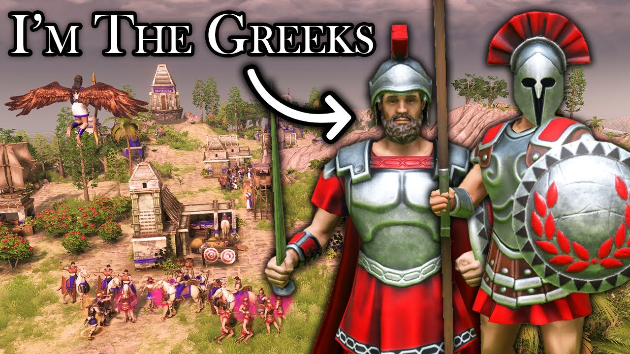 AOM Retold "Atlantis Reborn" but I Play as The Greeks - YouTube