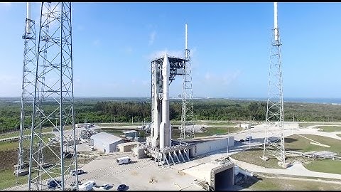 Aerial Views of Atlas V EchoStar XIX