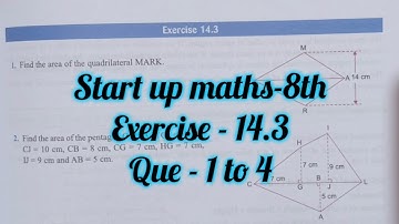 start up mathematics class 8 ch-14 solution exercise 14. 3| mensuration |viva Education ex14.3