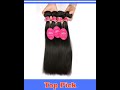 Real human hair straight wave human hair hair curtain natural color wig hair extension