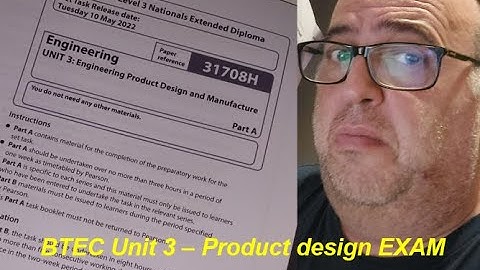 Unit 3 Engineering Product Design and Manufacture  - Video 1 - Research Task