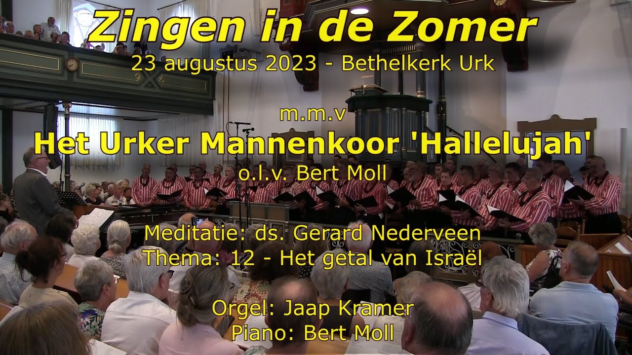 7e zangavond 2023 met Urker Mannenkoor 'Hallelujah'