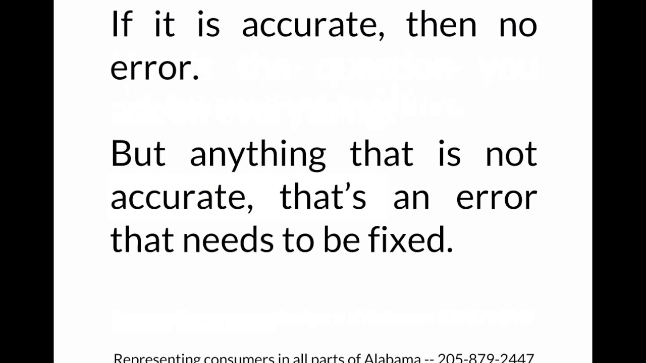 How Do I Know If My Credit Reports Have Errors YouTube