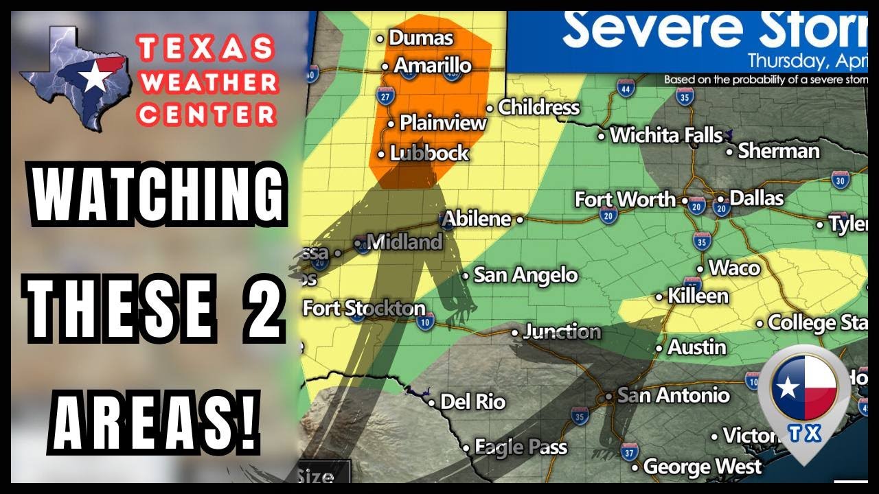 Texas Storms Today: Brazos Valley First, Giant Hail Later in West TX ...