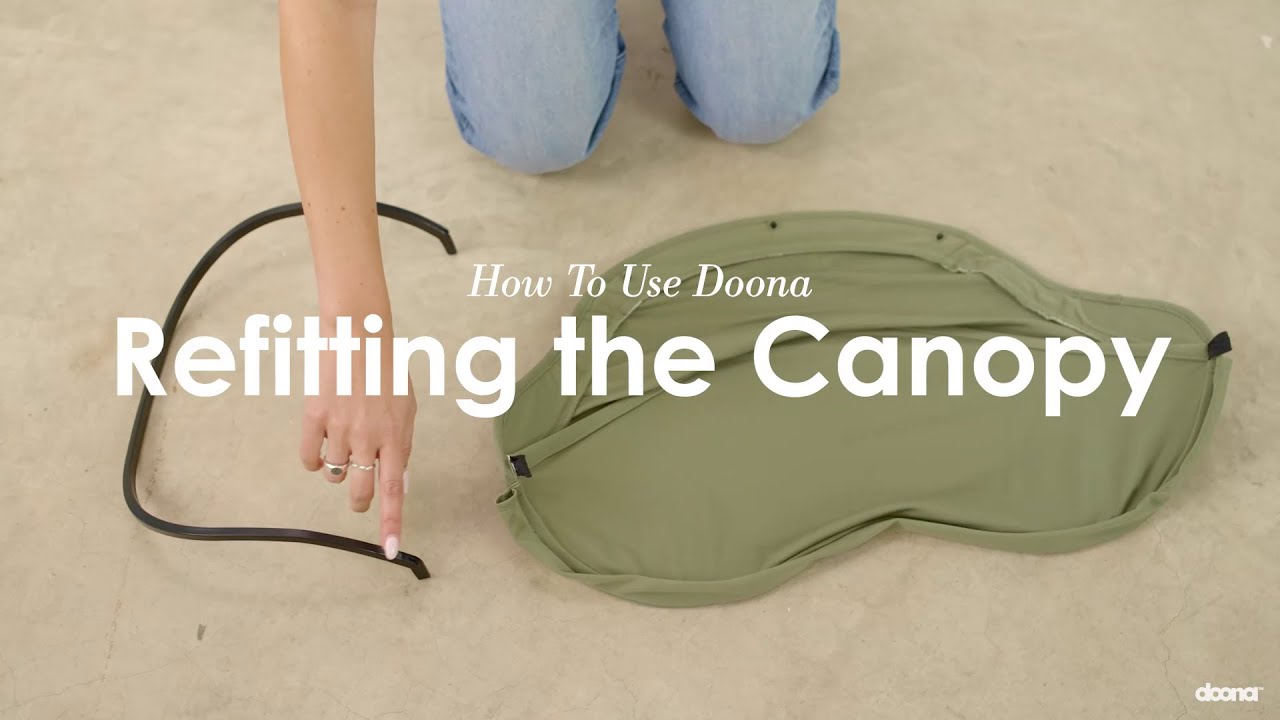 How To Refit The Canopy And Textiles | Doona Car Seat \U0026 Stroller