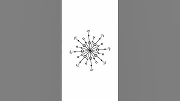 Line Snowflake Design #shorts