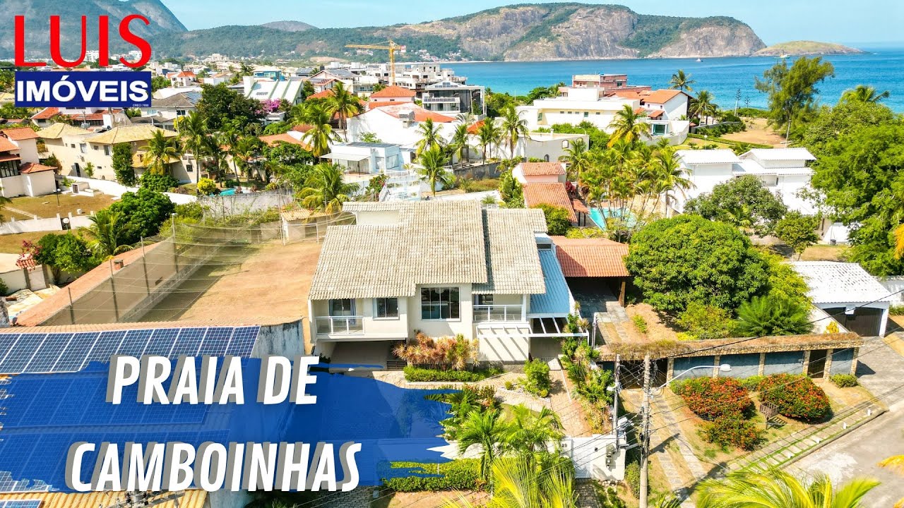 Mansão de Luxo no Picolé de Camboinhas c/ 6 suítes e uma vista espetacular para a praia