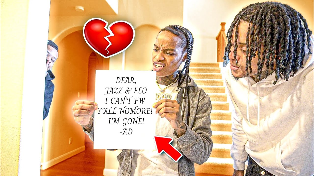 Leaving The Homies With ONLY A Goodbye Letter….