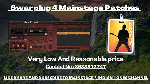 Swarplug 4 Patches For Mainstage 3|| #swarplug #mainstage #mainstage3indiantones|#logicprox