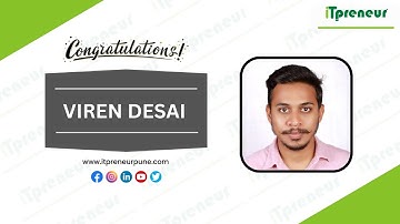 Viren Desai | Trainee Dot Net Developer | Student Testimonial video | online video | iTpreneur