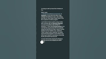 Editing hosts file on Windows 8 #shorts