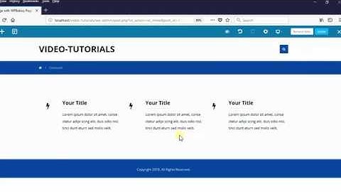 Carousel element - XTRA WordPress Theme