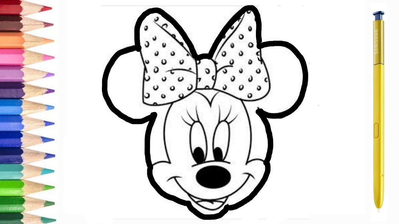 Cara Menggambar Dan Mewarnai Mickey Mouse Untuk Anak Youtube