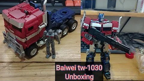 Unboxing Baiwei Tw-1030 studio series 102 Optimus Prime rotb