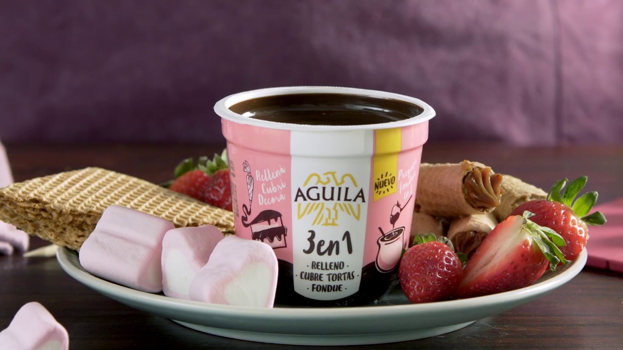 Recetas Chocolate Aguila Aguila3en1 Fondue YouTube