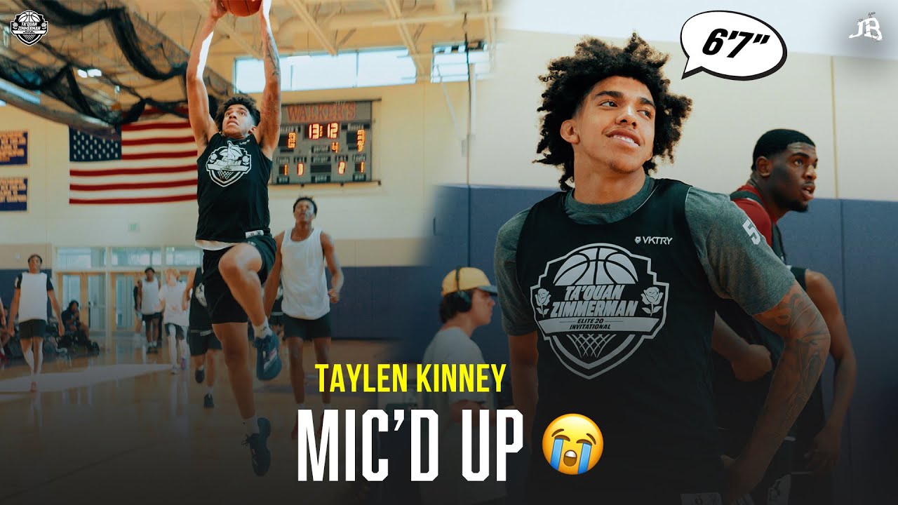 Taylen Kinney Mic’d Up: #1 Point Guard in the Class of 2026 is UNSTOPPABLE!