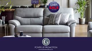 G Plan Power Up Promotion Furniture World Winter Sale