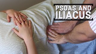 massage tutorial myofascial release for psoas and iliacus hip flexors