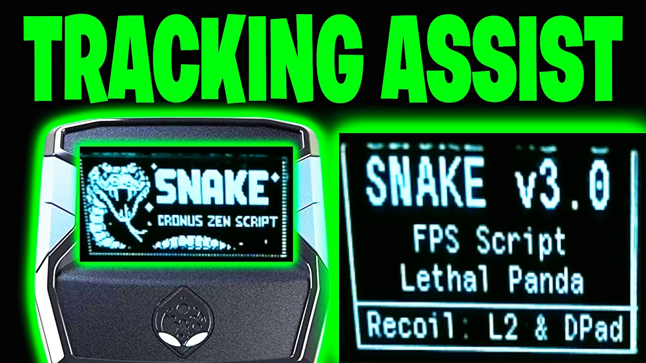 BEST Cronus Zen Script Settings TRACKING Aim Assist + Laser Accuracy (Snake v3)