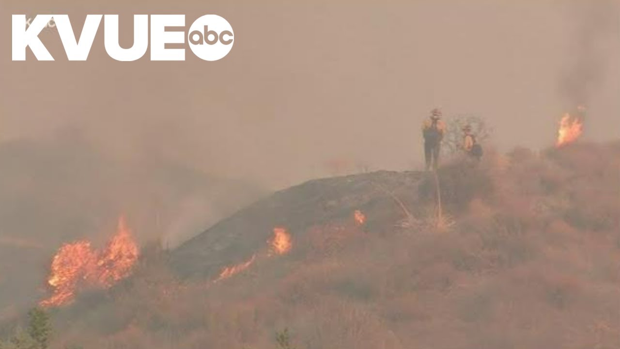 Wildfire rapidly spreading in Los Angeles County, California