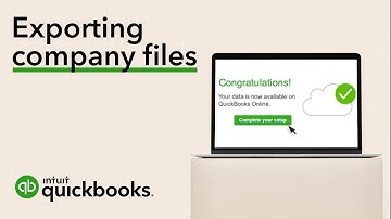 How to export your company file to QuickBooks Online