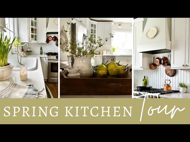 Spring Kitchen Decor Tour - Micheala Diane Designs