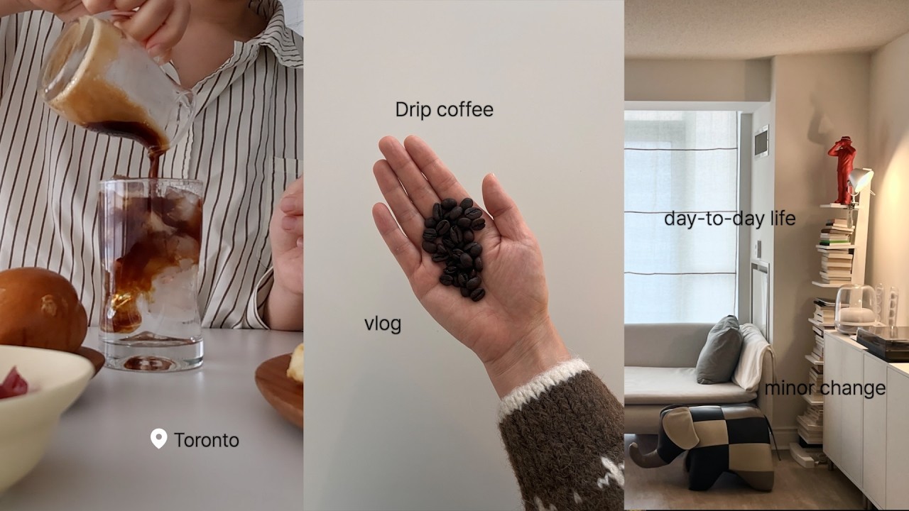 vlog. 5년 기다린 커튼⊹‧˖⁺ 기록+독서+운동 루틴잡는 중⋆✩ 일상 브이로그 from TORONTO