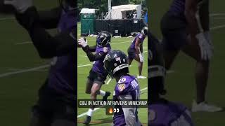 OBJ Mini Camp! 🔥🥶#ravens #baltimoreravens #odellbeckhamjr #lamarjackson #trending #viral