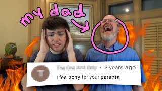 READING MEAN COMMENTS (with My Dad)