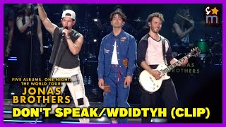 Jonas Brothers - 'Don't Speak' / 'What Did I Do To Your Heart?' - Live on The Tour 2023 by Shine On Media 2,061 views 9 months ago 1 minute, 39 seconds